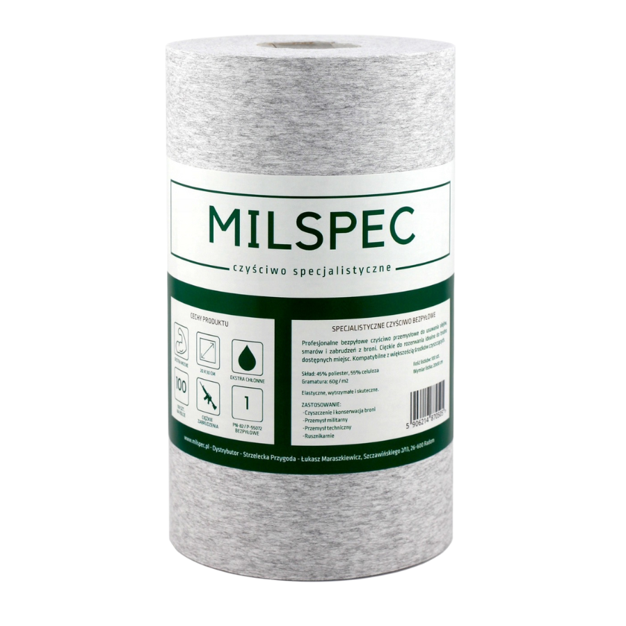 Bezpyłowe czyściwo do broni MILSPEC – niezastąpione w czyszczeniu i konserwacji