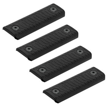 UTG RB-HP30M osłony łoża szyny M-LOK niskoprofilowe zaślepki 4 szt. czarne