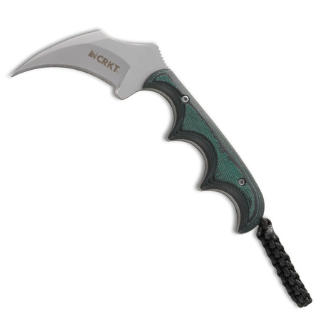 Nóż mały CRKT Keramin 2389 karambit Full Tang Micarta z pochwą