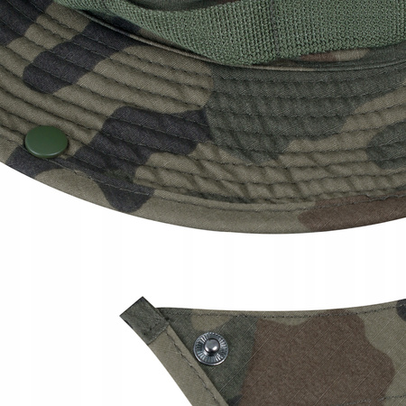Kapelusz Helikon Moro z nakarczkiem Boonie Hat Rip-Stop Woodland wz.93 M
