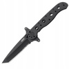 Nóż Składany mały Taktyczny CRKT M16-10KSF EDC z klipsem czarny ząbkowany