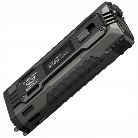 Latarka Nitecore EDC37 8000lm ręczna taktyczna z wyświetlaczem OLED