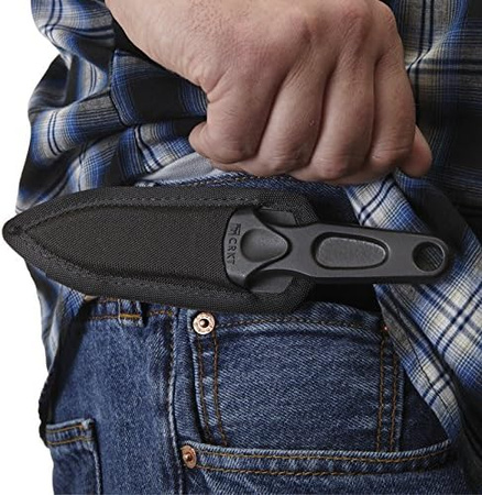 Nóż taktyczny CRKT 2020 Sting jeden kawałek stali węglowej survival pochwa