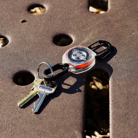 Retraktor Identyfikator osobowy Key-Bak Sidekick Carabin Key Reel Clear