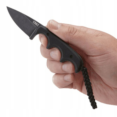 Nóż mały na szyję CRKT Minimalist Drop Point taktyczny survival z pochwą