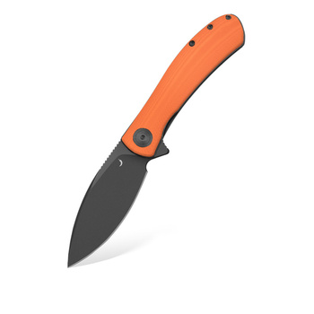 Trollsky Knives Mandu EVO MTE005 nóż składany Liner Lock 14C28N G10 Orange