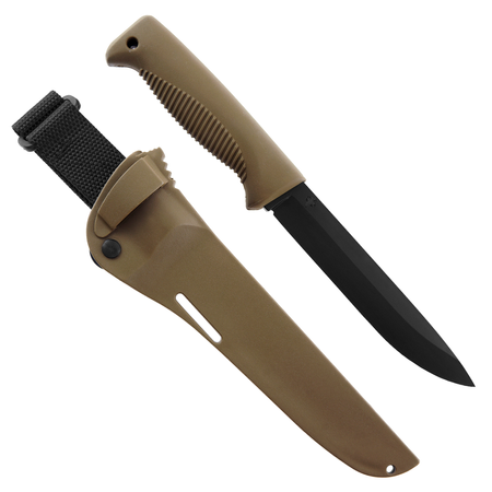 Nóż Taktyczny Survivalowy Peltonen Knives Sissipuukko M95 Cerakote coyote