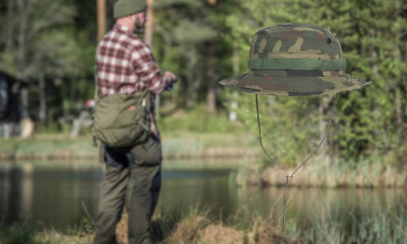 Kapelusz Helikon Moro z nakarczkiem Boonie Hat Rip-Stop Woodland wz.93 M