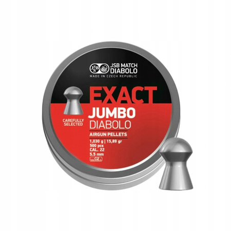 Śrut do wiatrówki JSB Match Diabolo Exact Jumbo 546247-500 5,5 mm 500 sztuk