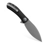 Trollsky Knives Mandu MT013-XL nóż składany D2 Grey Stonewashed Black G10