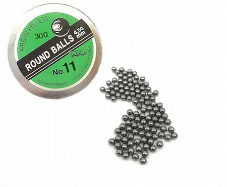 Śruty Ołowiane Kulka Śrut Kulisty Naboje 4,5mm do wiatrowki okrągły 300szt