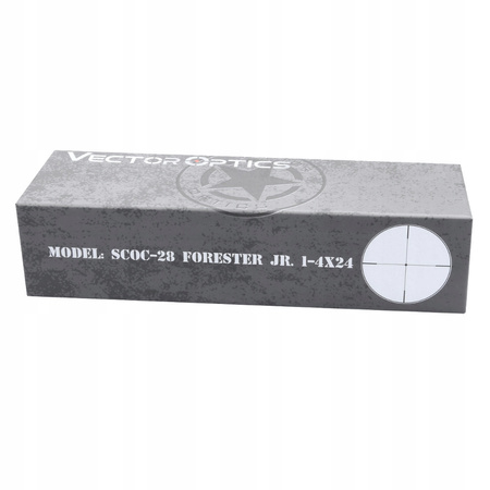 Luneta biegowa Vector Optics Forester JR. 1-4x24 SCOC-28 czarna