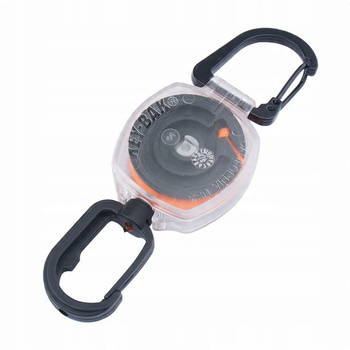 Retraktor Identyfikator osobowy Key-Bak Sidekick Carabin Key Reel Clear