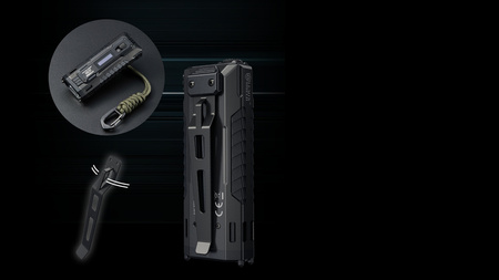 Latarka Nitecore EDC37 8000lm ręczna taktyczna z wyświetlaczem OLED