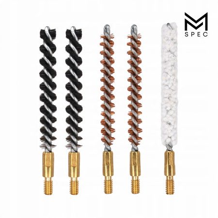 Zestaw szczotek i wyciory MSPEC do czyszczenia lufy broni .22 LR .22LR