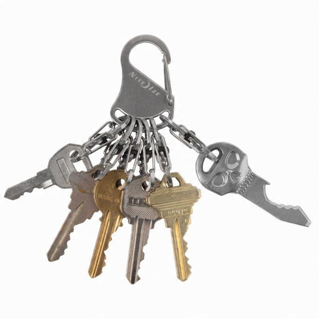 Nite Ize Brelok Organizer karabińczyk karabinek do Kluczy KeyRack Stalowy
