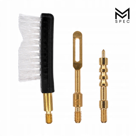 Zestaw szczotek i wyciory MSPEC do czyszczenia lufy broni .22 LR .22LR