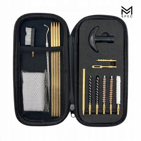 Zestaw szczotek i wyciory MSPEC do czyszczenia lufy broni .22 LR .22LR