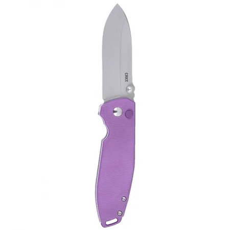 Nóż Składany dla kobiety CRKT 2495 P EDC SQUID XM BUTTON LOCK Violet