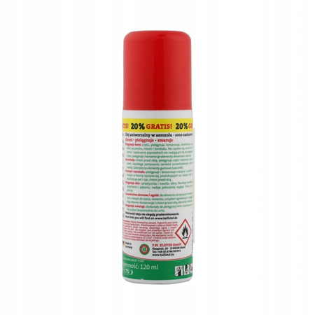 Ballistol Spray 120 ml – Olej do Czyszczenia i Konserwacji Broni