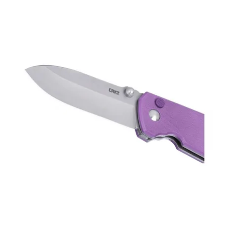 Nóż Składany dla kobiety CRKT 2495 P EDC SQUID XM BUTTON LOCK Violet
