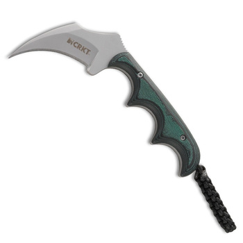 Nóż mały CRKT Keramin 2389 karambit Full Tang Micarta z pochwą