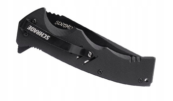 Nóż składany Schrade EDC Sentiment Folder - Czarny - 1182624 Flipper klips