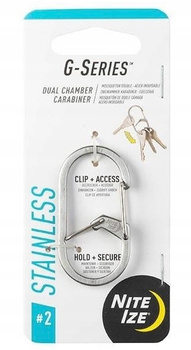 Karabinek karabińczyk brelok do kluczy Nite Ize G-Series Podwójny