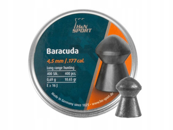 Śrut diabolo H&N Baracuda do wiatrówek Ciężki 4,5