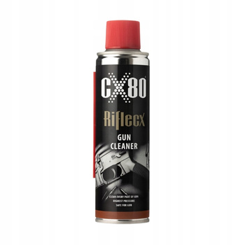 Płyn do czyszczenia i odtłuszczania broni CX80 Riflecx spray 200 ml +GRATIS