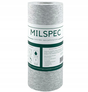 MILSPEC Czyściwo do czyszczenia broni, bezpyłowe specjalistyczne ściereczki 50 szt.