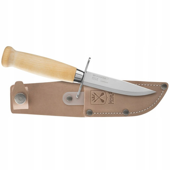 Nóż Morakniv Scout 39 (S) mały pochwa skórzana- Natural