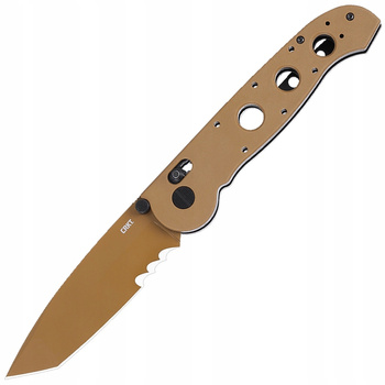 NÓŻ składany taktyczny CRKT M16-14XD DESERT TAN EDC klips wojskowy