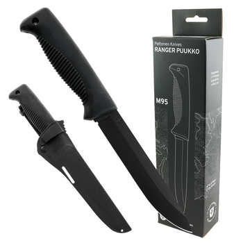 Nóż Taktyczny Survivalowy Peltonen Knives Sissipuukko M95 Cerakote czarny