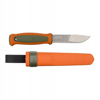 Nóż turystyczny na pasek Morakniv Kansbol Hunting Myśliwski Olive Orange