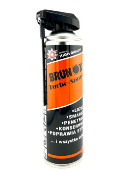 Olej do czyszczenia smarowania i konserwacji Brunox Turbo Spray Tank 500 ml